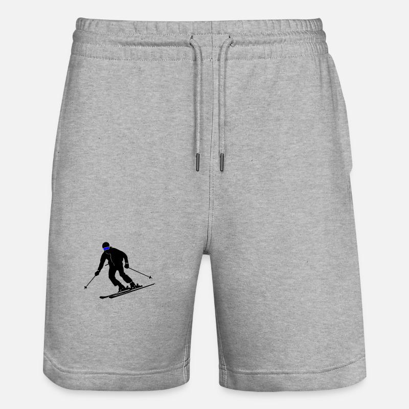 Ski Ski Homme Icône - Short de jogging bio TRAINER Stanley/Stella unisexe - gris chiné