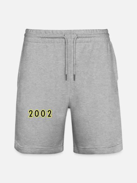2002 Année Anniversaire - Short de jogging bio TRAINER Stanley/Stella unisexe - gris chiné