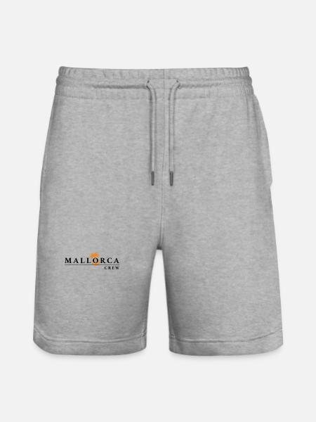 Mallorca Crew - Stanley/Stella Unisex Bio Joggingshorts Trainer - Grau meliert