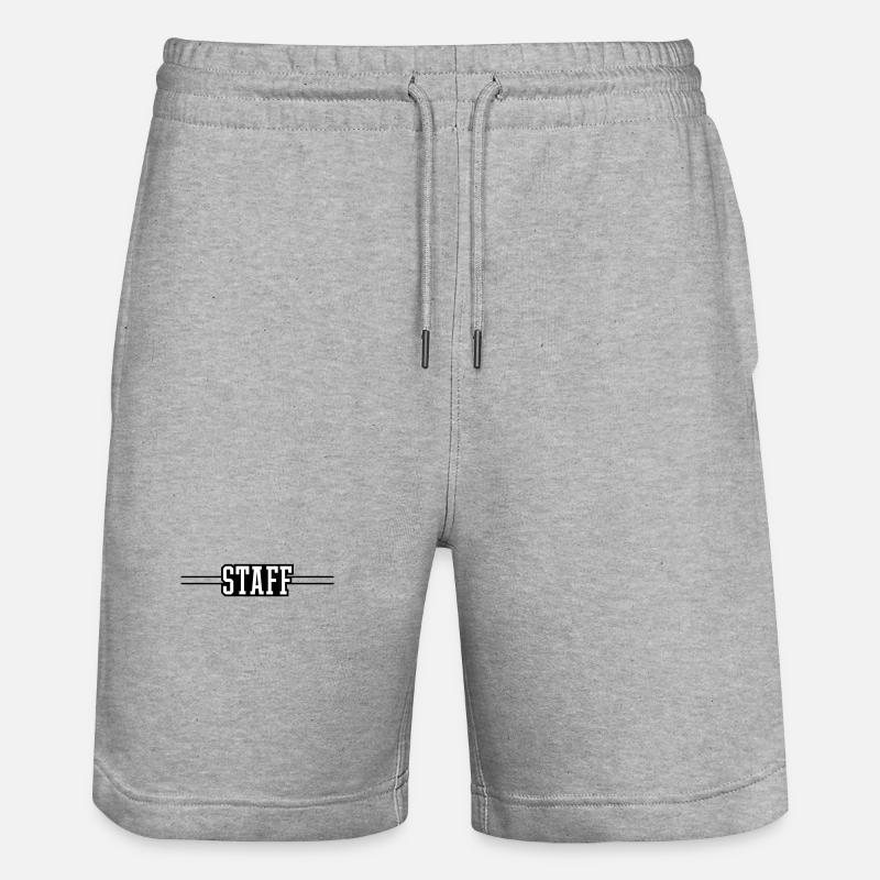Staff Mitglied - Stanley/Stella Unisex Bio Joggingshorts Trainer  - Grau meliert