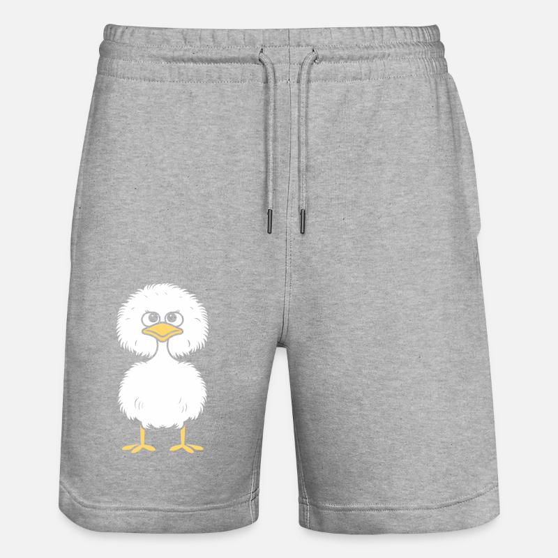 autruche - Short de jogging bio TRAINER Stanley/Stella unisexe - gris chiné