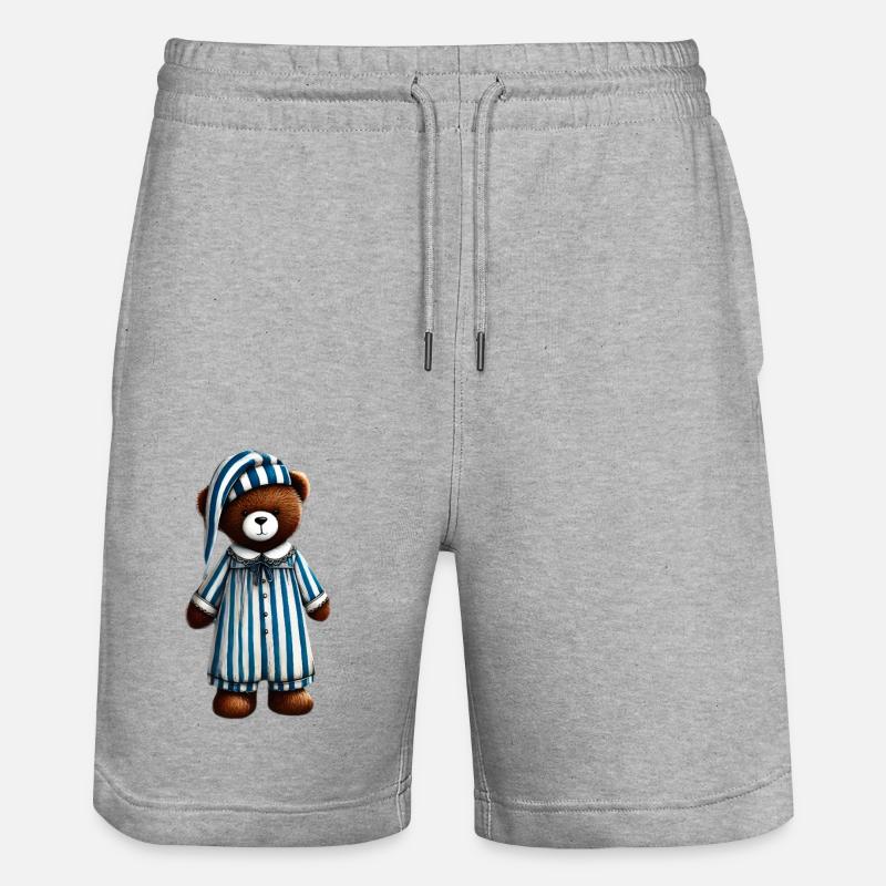 Ours Lutka - Short de jogging bio TRAINER Stanley/Stella unisexe - gris chiné