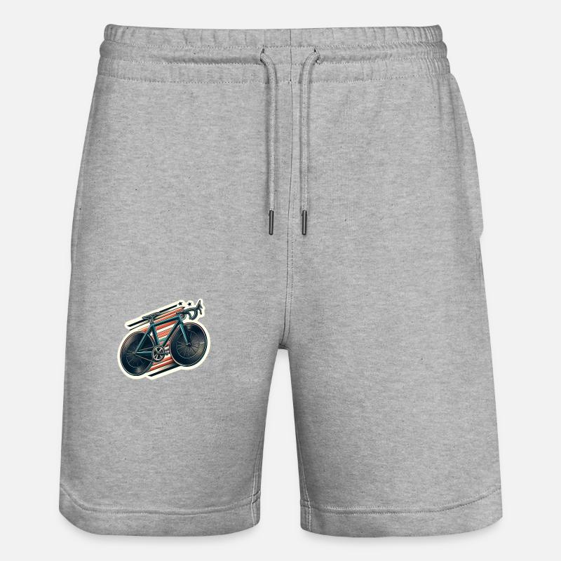 Vélo de gravier - Short de jogging bio TRAINER Stanley/Stella unisexe - gris chiné