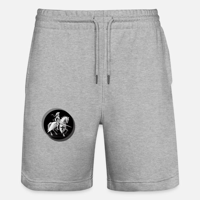 Chevalier - Short de jogging bio TRAINER Stanley/Stella unisexe - gris chiné