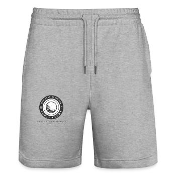 Beginner golf clup - Stanley/Stella Trainer Unisex Organic Jogging Shorts - heather grey - Front - Nik (191cm) & Marisol (170cm)