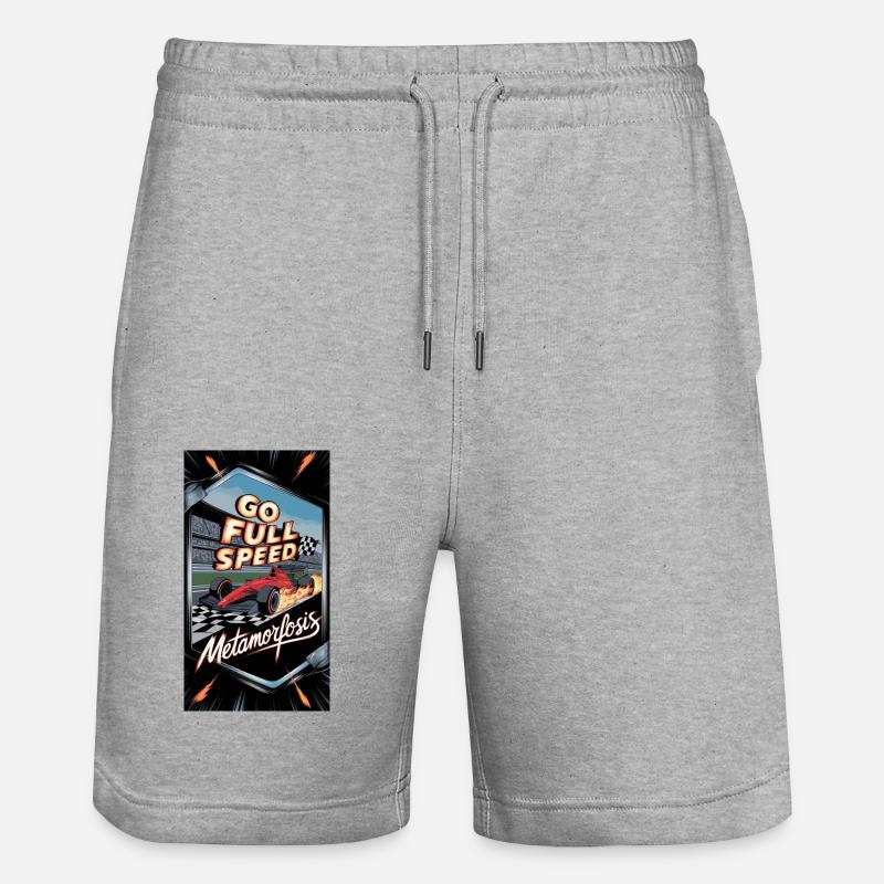 1000001222 - Short de jogging bio TRAINER Stanley/Stella unisexe - gris chiné