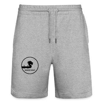 Dragon Boat Chinese Dragon Boat Crew Paddling - Stanley/Stella Trainer Unisex Organic Jogging Shorts - heather grey - Front - Nik (191cm) & Marisol (170cm)