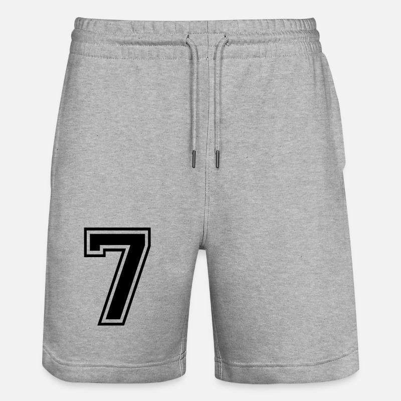 7 - Short de jogging bio TRAINER Stanley/Stella unisexe - gris chiné