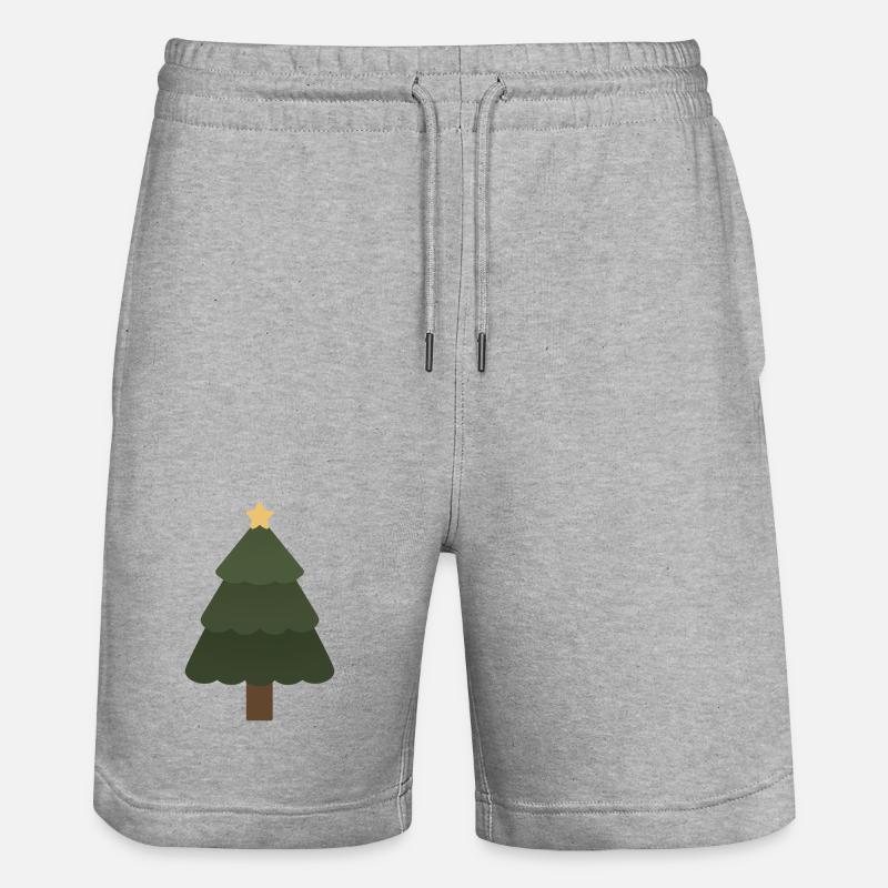 Arbre de Noël - Short de jogging bio TRAINER Stanley/Stella unisexe - gris chiné