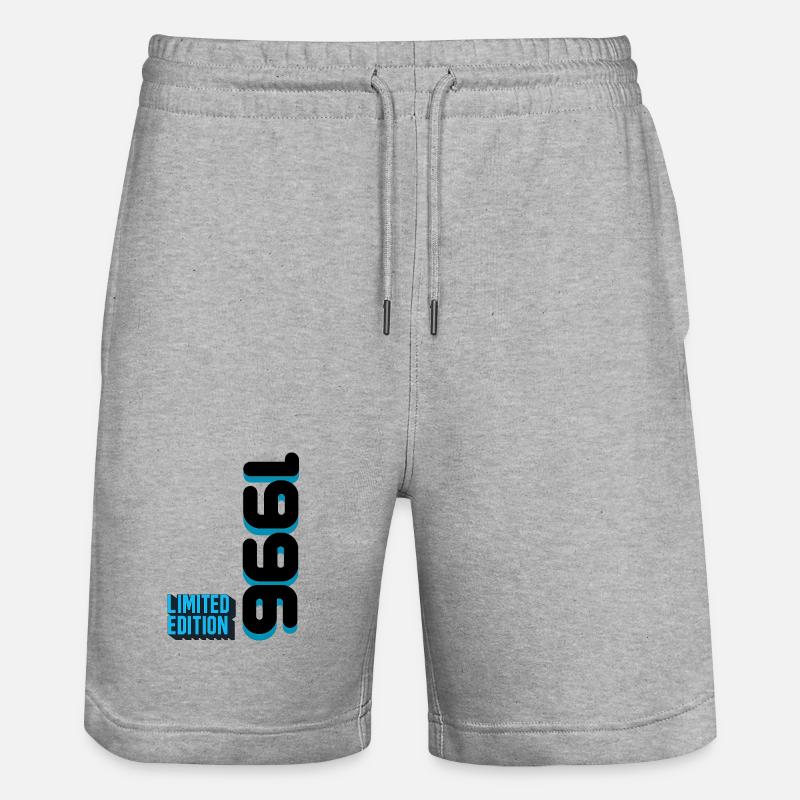 1996 Édition limitée - Short de jogging bio TRAINER Stanley/Stella unisexe - gris chiné