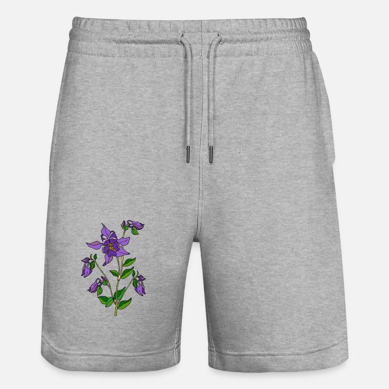 Fleur - Short de jogging bio TRAINER Stanley/Stella unisexe - gris chiné