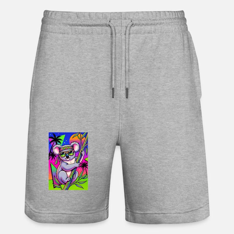 Koala - Short de jogging bio TRAINER Stanley/Stella unisexe - gris chiné