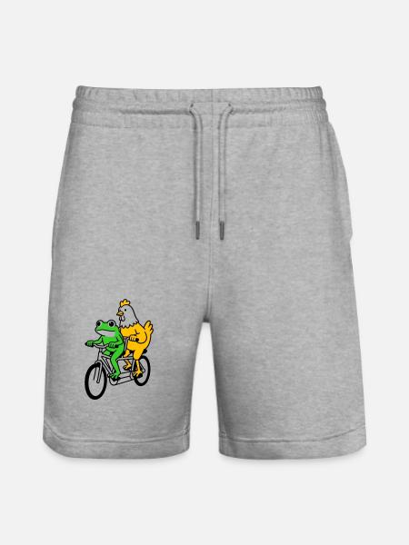 Vélo tandem - Short de jogging bio TRAINER Stanley/Stella unisexe - gris chiné
