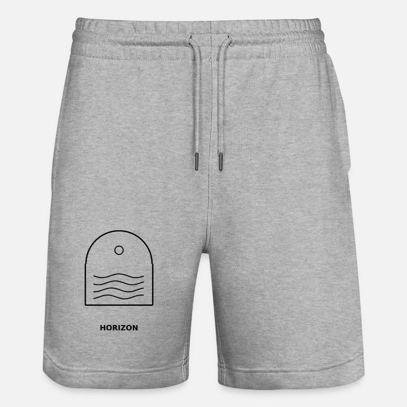 Horizon - Short de jogging bio TRAINER Stanley/Stella unisexe - gris chiné