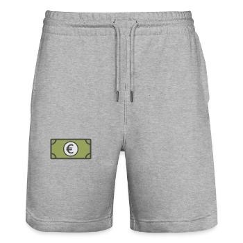 Billet en euros | Monnaie, Finance & Monnaie - Short de jogging bio TRAINER Stanley/Stella unisexe - gris chiné - Devant - Nik (191cm) & Marisol (170cm)