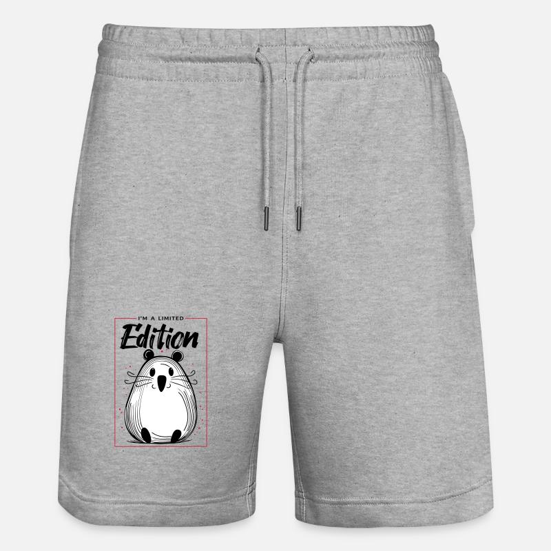 I am a limited edition - Short de jogging bio TRAINER Stanley/Stella unisexe - gris chiné