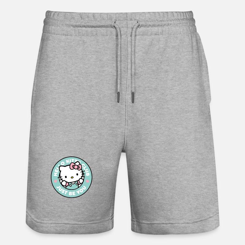 Hello Kitty Club Sii te stesso - Pantaloncini da jogger ecologici unisex Trainer di Stanley/Stella - grigio melange