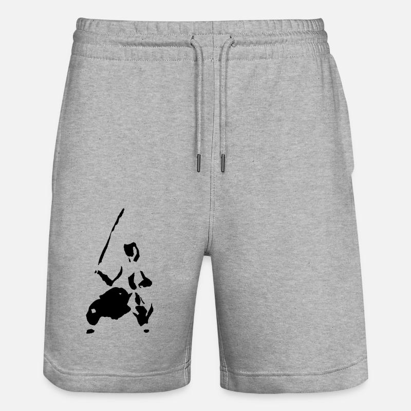 Kendo - Figurine - Short de jogging bio TRAINER Stanley/Stella unisexe - gris chiné