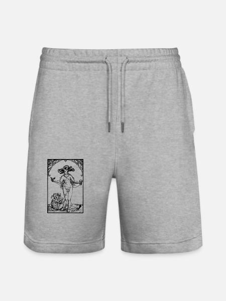 Allegory of Vanity - Stanley/Stella Trainer Unisex Organic Jogging Shorts - heather grey
