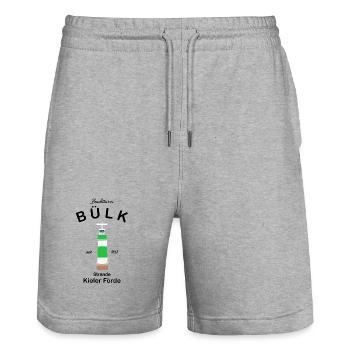 Leuchtturm Bülk, Strande, Kieler Förde, Ostsee - Stanley/Stella Unisex Bio Joggingshorts Trainer  - Grau meliert - Vorne - Nik (191cm) & Marisol (170cm)