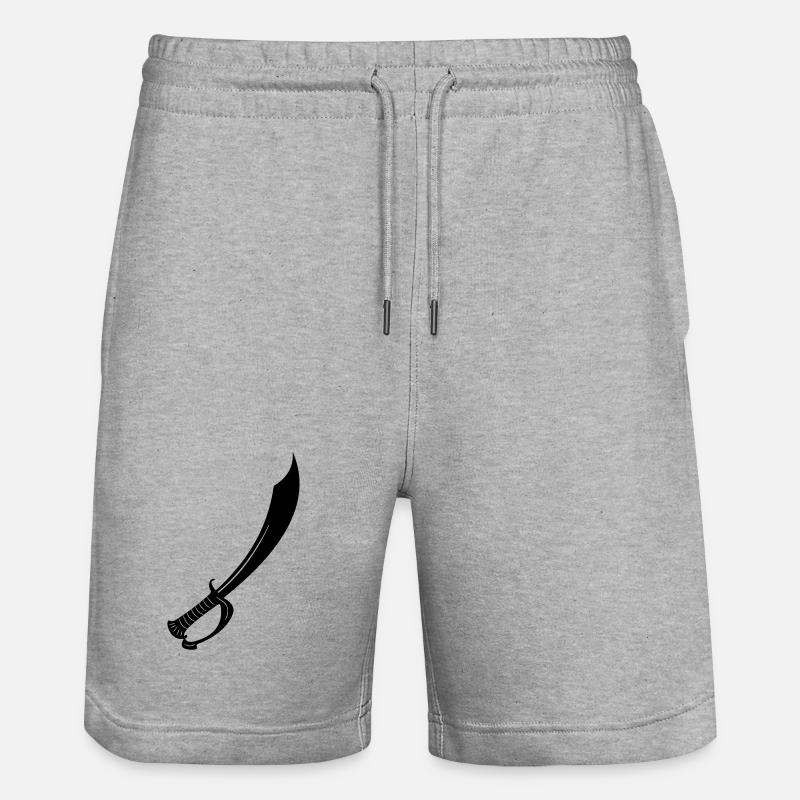 Épée - Short de jogging bio TRAINER Stanley/Stella unisexe - gris chiné