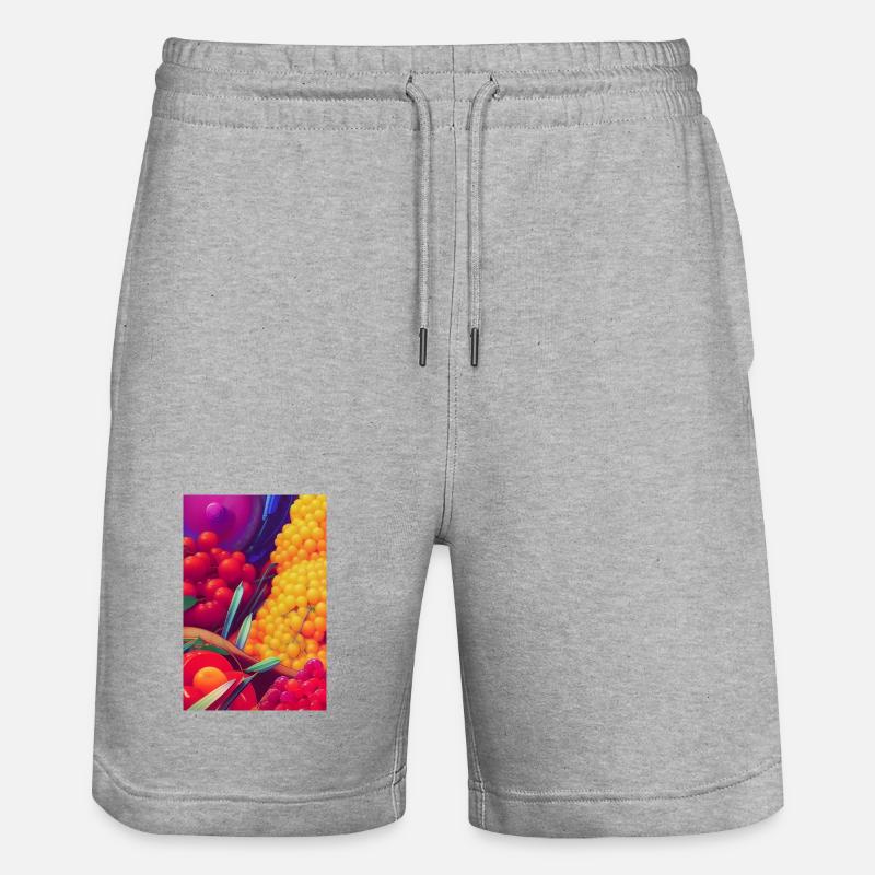 Fruit - Short de jogging bio TRAINER Stanley/Stella unisexe - gris chiné