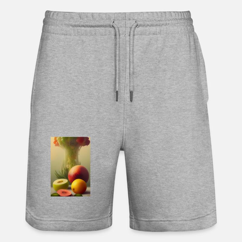 Fruit - Short de jogging bio TRAINER Stanley/Stella unisexe - gris chiné
