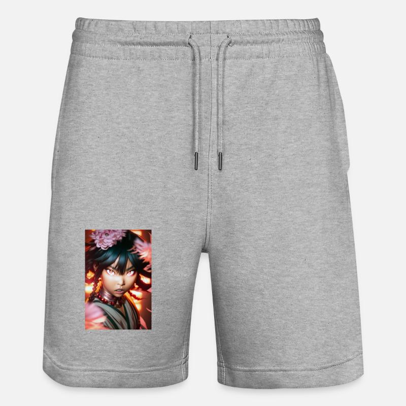 Chika - Short de jogging bio TRAINER Stanley/Stella unisexe - gris chiné