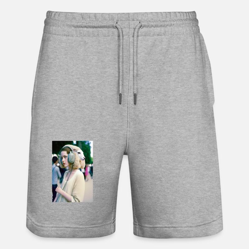 Anthropomorphic 10 - Short de jogging bio TRAINER Stanley/Stella unisexe - gris chiné