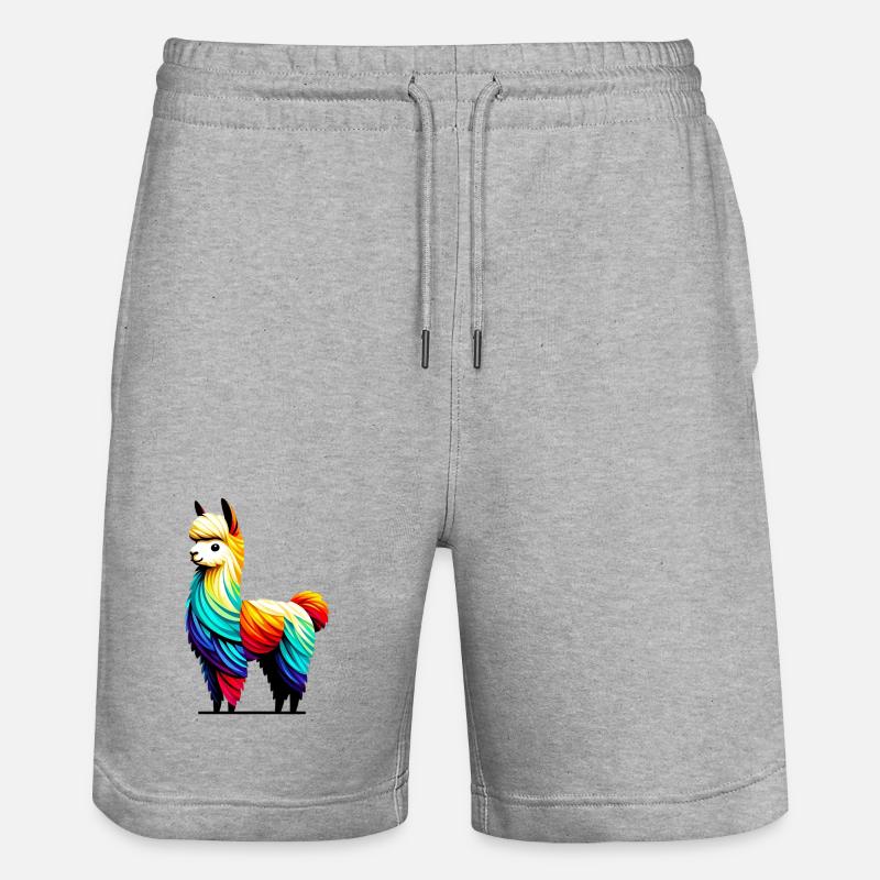 Alpaga - Short de jogging bio TRAINER Stanley/Stella unisexe - gris chiné