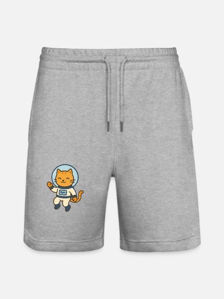 Astrocat - Stanley/Stella Trainer Unisex Organic Jogging Shorts - heather grey