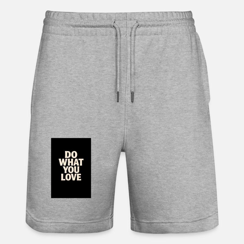 RayPay Motivation - Short de jogging bio TRAINER Stanley/Stella unisexe - gris chiné