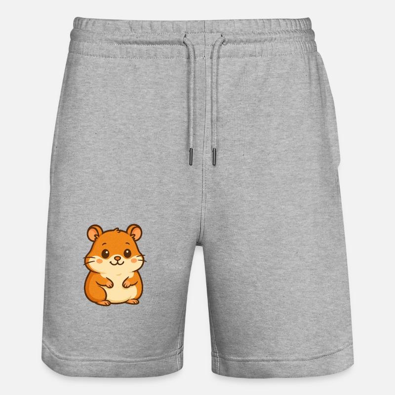 Hamster - Short de jogging bio TRAINER Stanley/Stella unisexe - gris chiné