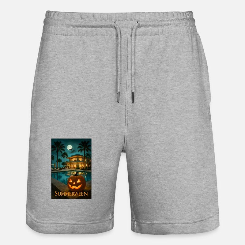Sommerween - Stanley/Stella Unisex Bio Joggingshorts Trainer  - Grau meliert