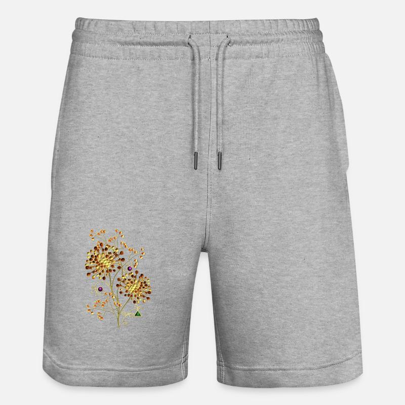 Fleur - Short de jogging bio TRAINER Stanley/Stella unisexe - gris chiné