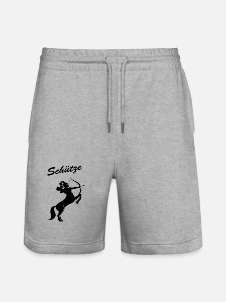 Sagittaire - Short de jogging bio TRAINER Stanley/Stella unisexe - gris chiné