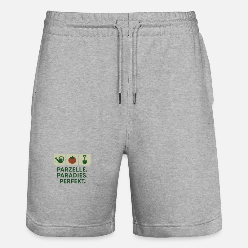 Parcelle Paradis Parfait - Short de jogging bio TRAINER Stanley/Stella unisexe - gris chiné