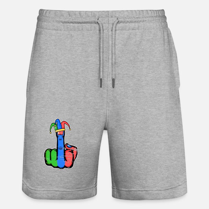 Majeur Stingerfinger Carnaval - Short de jogging bio TRAINER Stanley/Stella unisexe - gris chiné