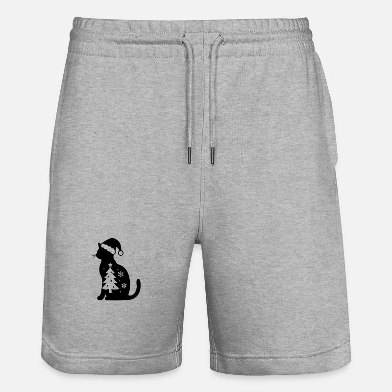 Chat - Short de jogging bio TRAINER Stanley/Stella unisexe - gris chiné