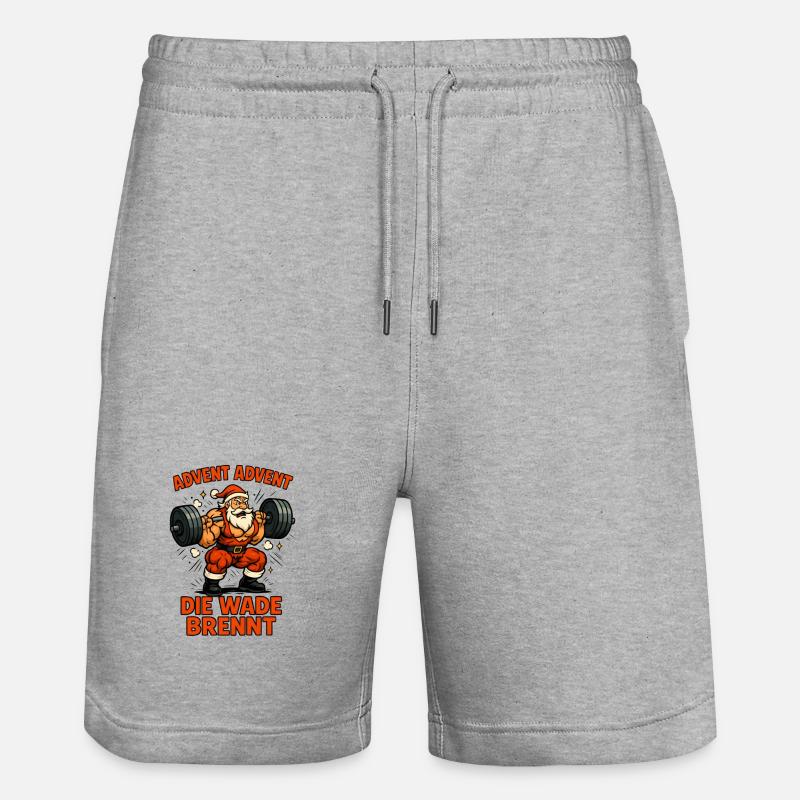 Avent Avent le veau brûle - Short de jogging bio TRAINER Stanley/Stella unisexe - gris chiné
