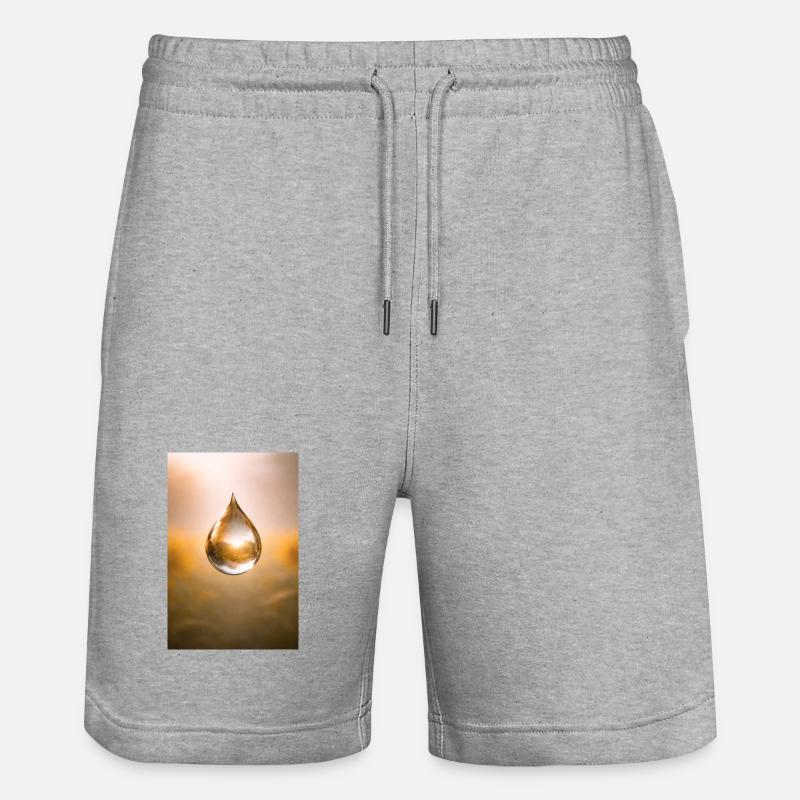 Transcendance - Short de jogging bio TRAINER Stanley/Stella unisexe - gris chiné