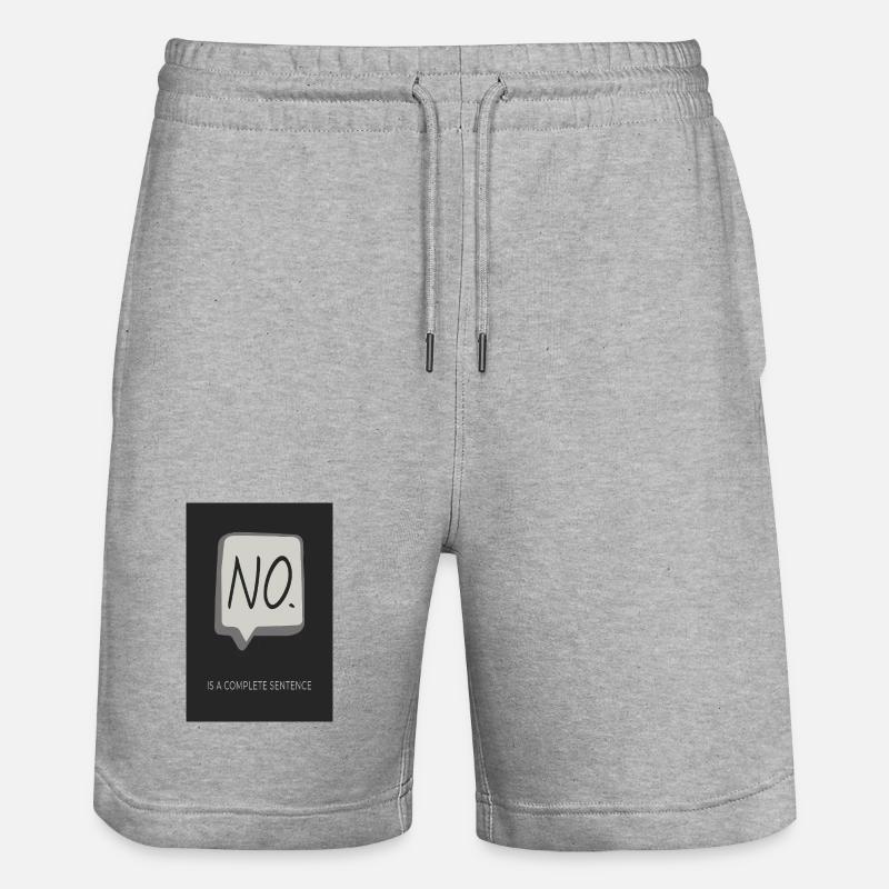 NON. est un ensemble complet - Short de jogging bio TRAINER Stanley/Stella unisexe - gris chiné