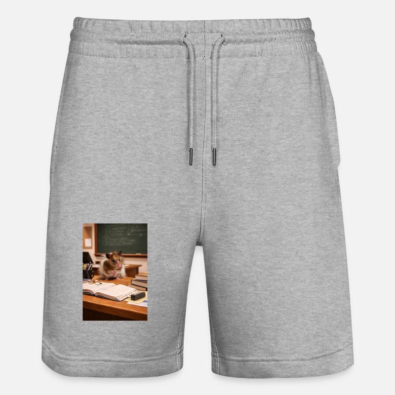 Chico 11: Professor - Stanley/Stella Unisex Bio Joggingshorts Trainer  - Grau meliert