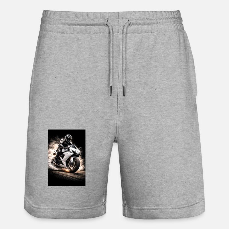 Smoke Engine  - Short de jogging bio TRAINER Stanley/Stella unisexe - gris chiné