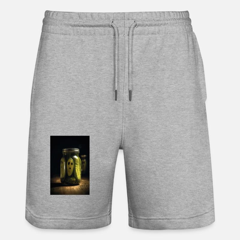 Fantasmi in un barattolo - Pantaloncini da jogger ecologici unisex Trainer di Stanley/Stella - grigio melange