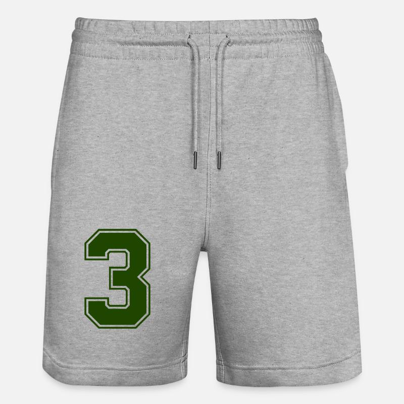 3 - Short de jogging bio TRAINER Stanley/Stella unisexe - gris chiné