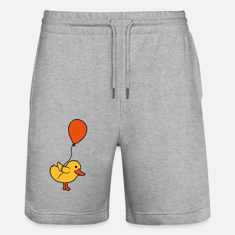 Balloon Little Chick Comic - Short de jogging bio TRAINER Stanley/Stella unisexe - gris chiné