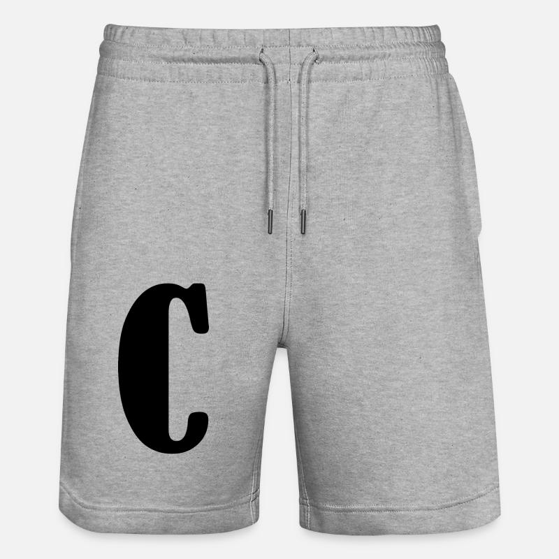 C - Short de jogging bio TRAINER Stanley/Stella unisexe - gris chiné