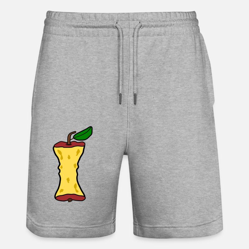 Semoule de pomme - Short de jogging bio TRAINER Stanley/Stella unisexe - gris chiné