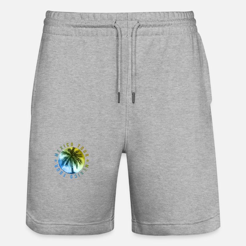 Vacances au Mexique - Short de jogging bio TRAINER Stanley/Stella unisexe - gris chiné